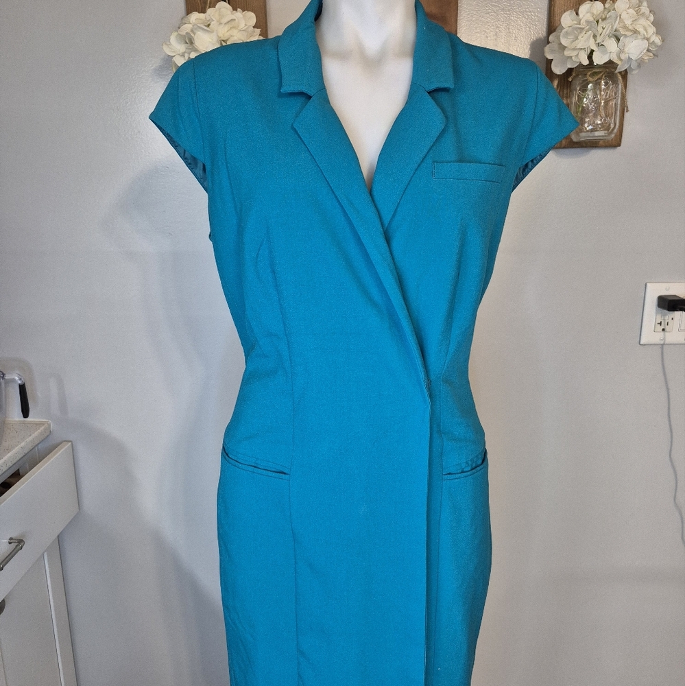 Calvin Klein Wrap Midi Dress